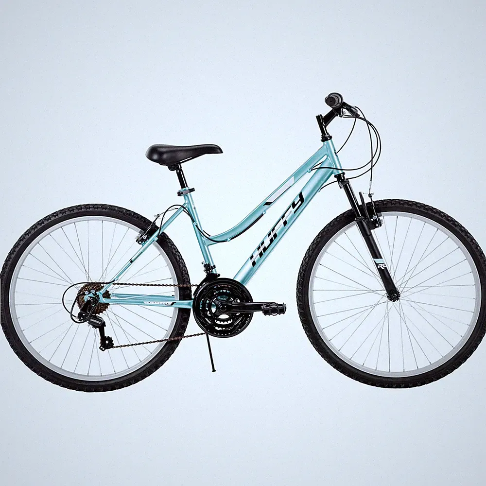 26” Girls Women 18 Speed Mountain Bike Rock Creek Teal Bicycle Lightweight NEW