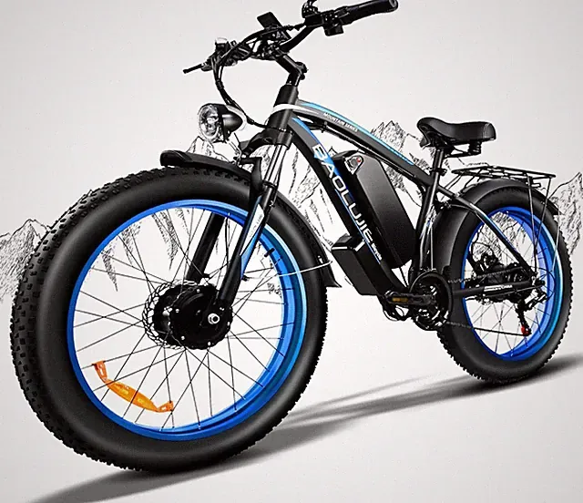 3000W Dual Motor Electric Bicycles Fat Tire E-bikes for Adult 48V 23AH 35MPH