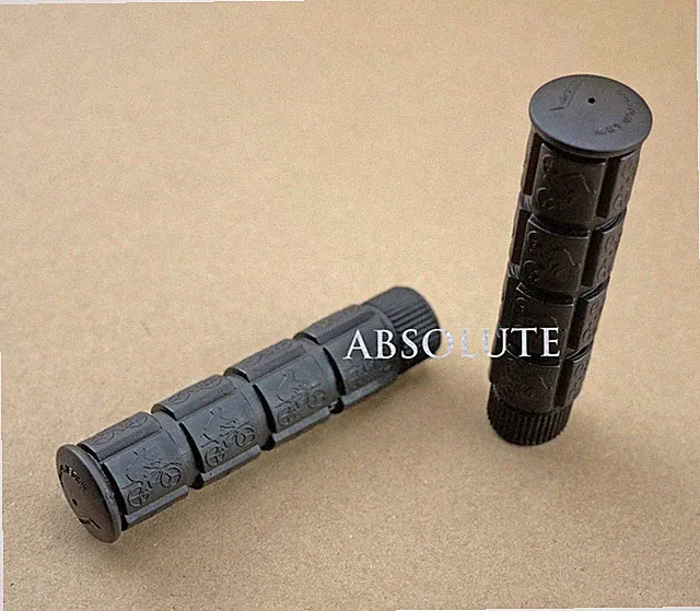 BLACK FIXIE TRACK BIKE GRIPS FIXED GEAR OLD SCHOOL BMX MTB CRUISER BICYCLE GRIPS