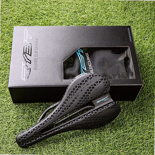 Carbon 3D-Printed Bike Saddle 140mm Ultralight 7x7mm Road Mountain Gravel Saddle