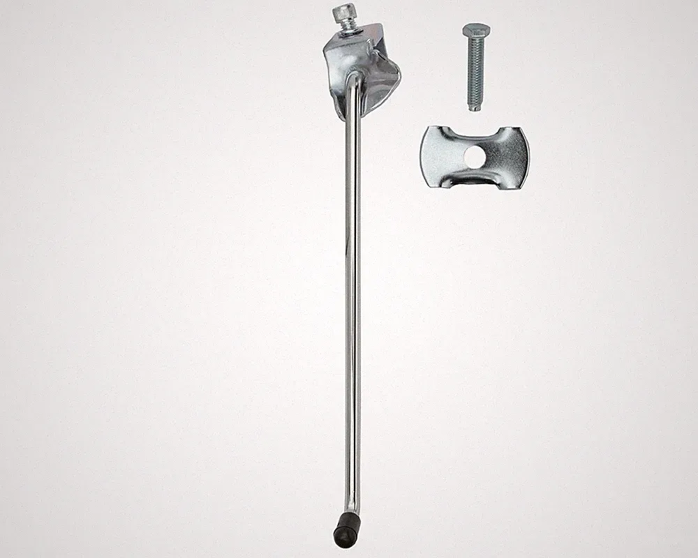 Chrome Center Mount Steel Kickstand 10-1/2 For 26 Beach Cruiser Lowrider Bicycle
