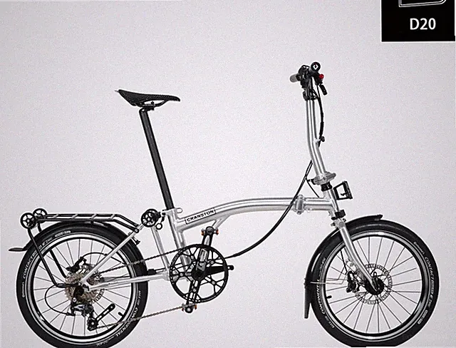 Cranston D20 Silver Disc Brake Aluminum Alloy 20 inch 10 Speed Fold Bike
