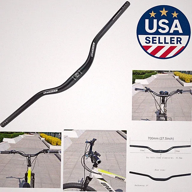 Durable 31.8mm MTB Handlebar - Ultra-Light Aluminum Alloy 6061, Non-slip Design