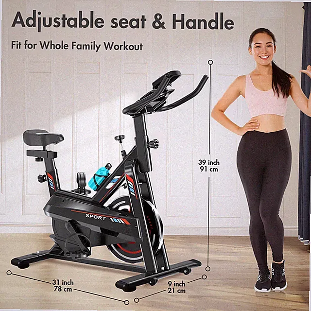 Exercise Bike Stationary Bike Bicycle Cycling Home Cardio Workout Bike Indoor US