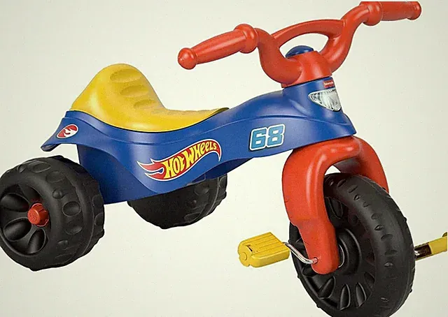 Fisher Price Hot Wheels Toddler Tricycle Tough Trike Bike Handlebar Grips
