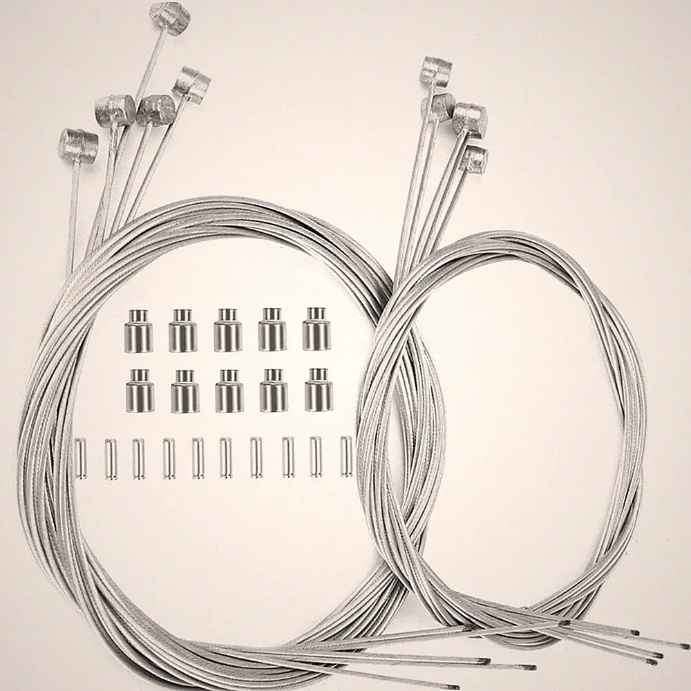 Hapleby 10Pcs Premium Bike Brake Cable, Professional Bicycle Brake Lin