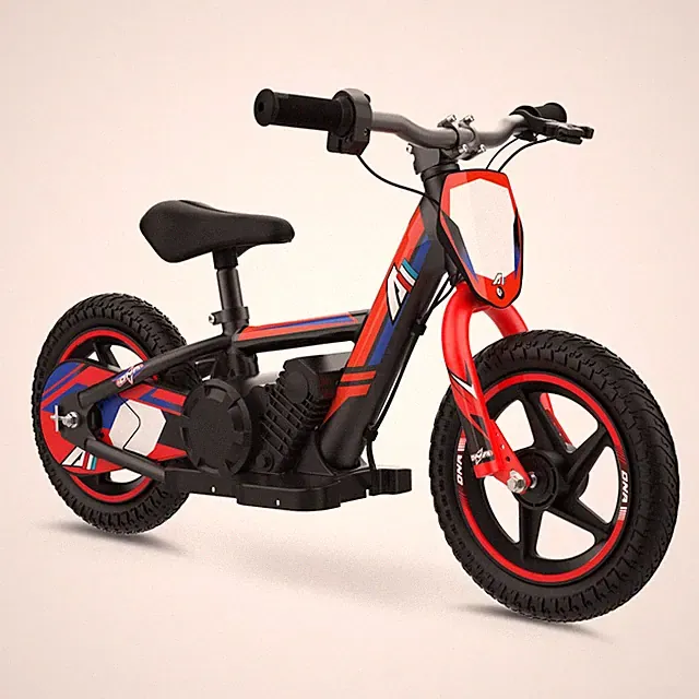 Kids Electric Balance Bike Red 150W 10MPH Ages 3-6 AIII DNA