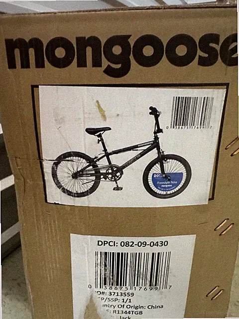 Mongoose Index 1.0 BMX Freestyle 20" Youth Bike - Black
