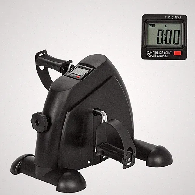 Portable Under Desk Bike Pedal Exerciser - Mini Cycle for Leg/Arm Fitness, Home