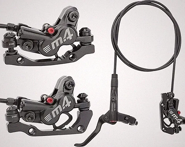 Swishti M4 Cyclocross MTB eBike Gravel Cycle 4-Piston Hydraulic Disc Brake Bike