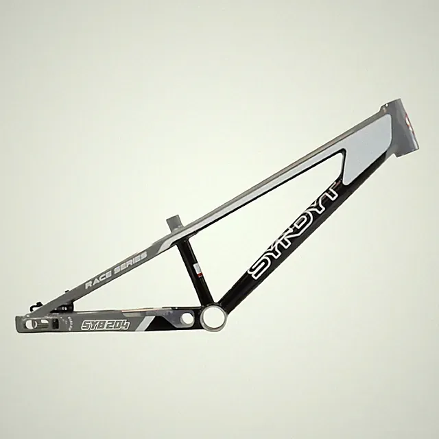 SYNDYT 20.5” Pro 24 BMX Cruiser Bike Frame Aluminum 4 lb Gray Bicycle Frame