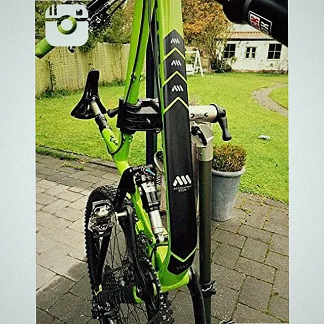 Universal Bike Frame Protector Set - 10-Piece Honeycomb PVC