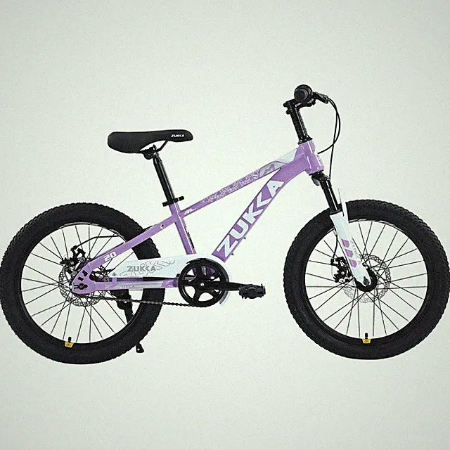ZUKKA 20" Kids Mountain Bike for 7-10 Years Boys Girls Purple Children Bicycle